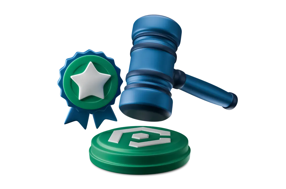 3D illustration of independent assessment