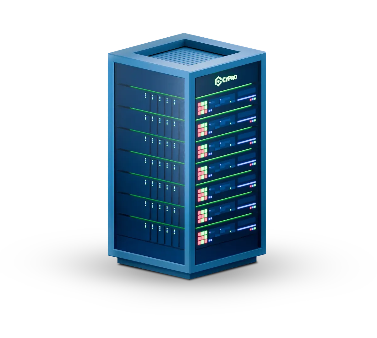 3D illustration of security update management checks